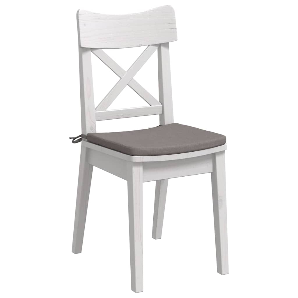 Cuscini sedile VidaXL 4 pezzi tessuto tortora 40 x 40 x 3 cm