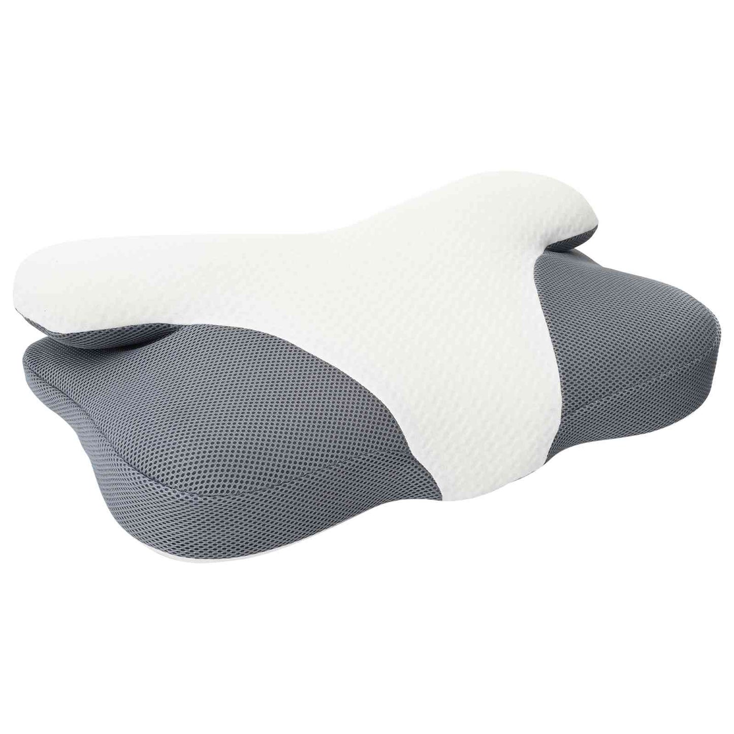 Vidaxx almohada cervical con cojín blanco 57 x 36 x 13 cm poliéster