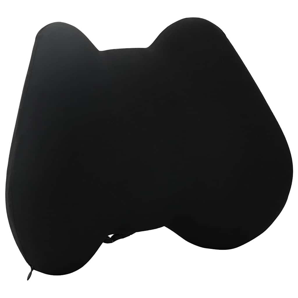 Cuscino schienale Vidaxx con cuscino in poliestere nero 40 x 32 x 13 cm