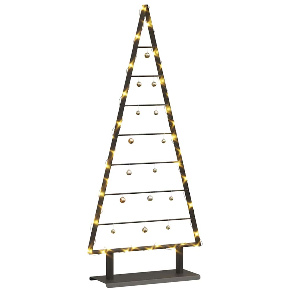 Árbol de Navidad de metal vidaxx con estándar de acero negro de 125,5 cm