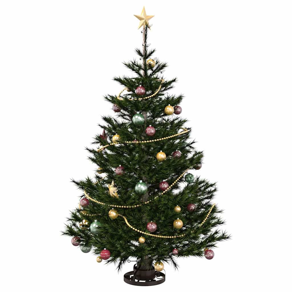 Vidaxx Supporto per albero di Natale in rame antico 40 x 40 x 20,5 cm in acciaio