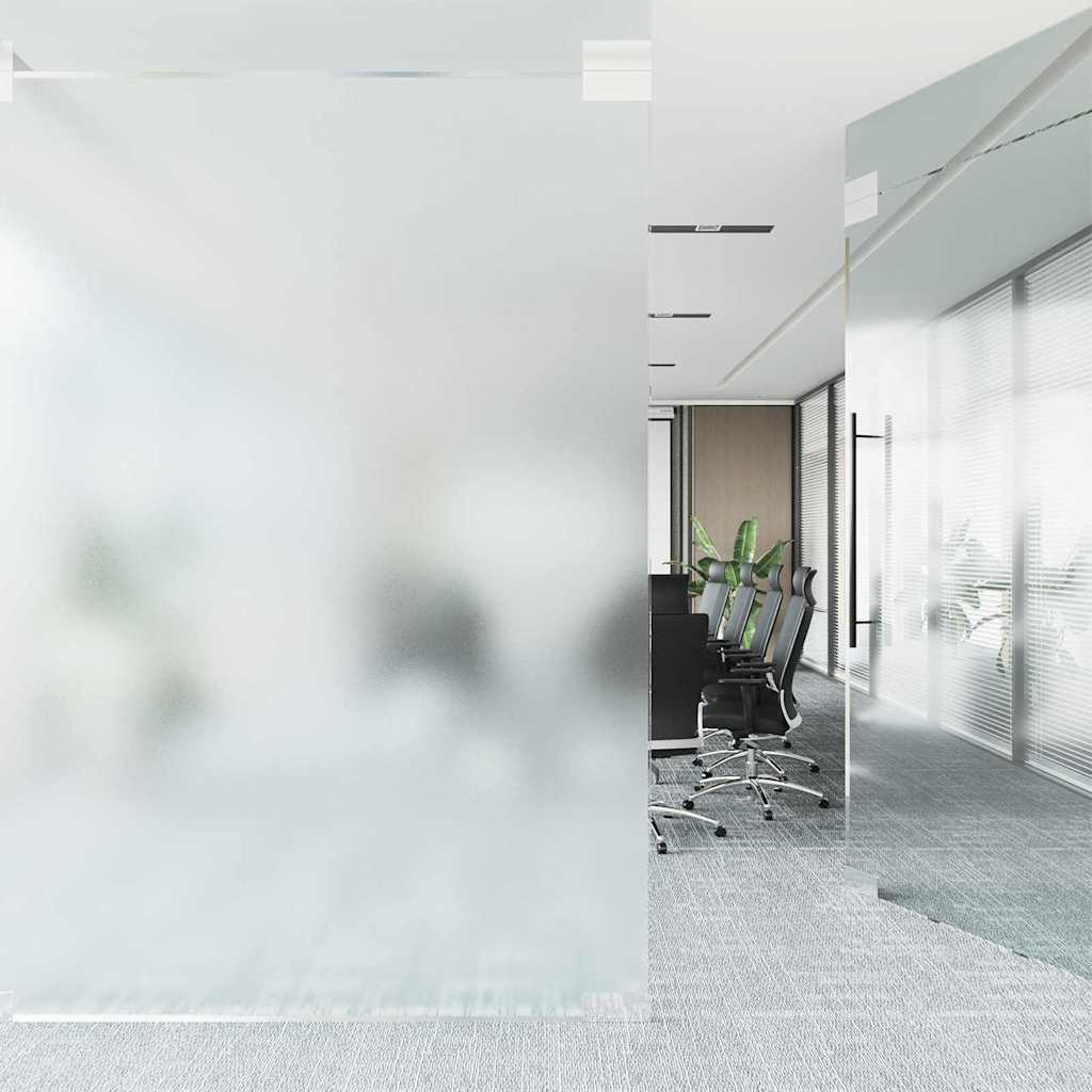 Vidaxl película estadística para ventanas gris esmerilado 45 x 2000 cm PVC