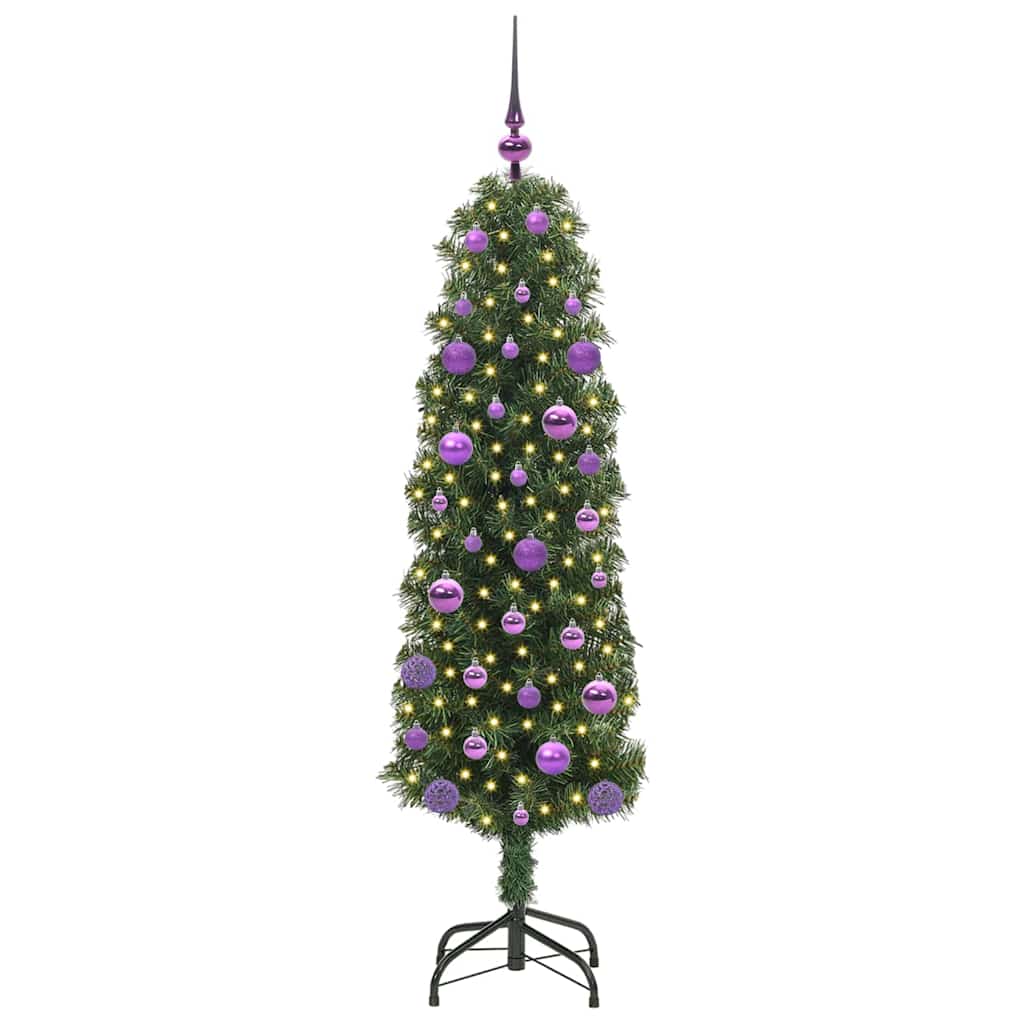 Vidaxx albero di Natale artificiale verde 150 cm PVC, acciaio e plastica