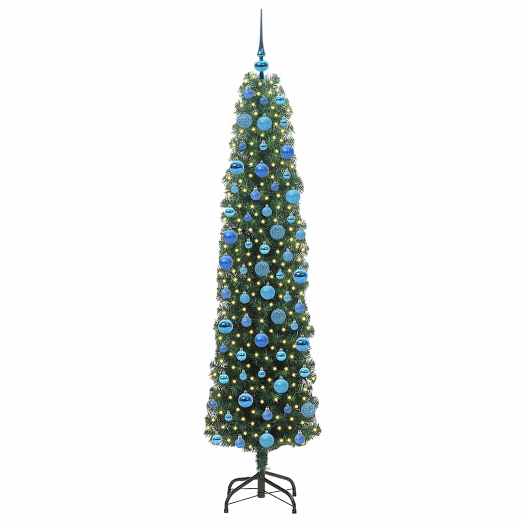 Vidaxx árbol de Navidad artificial verde 180 cm PVC y acero y plástico
