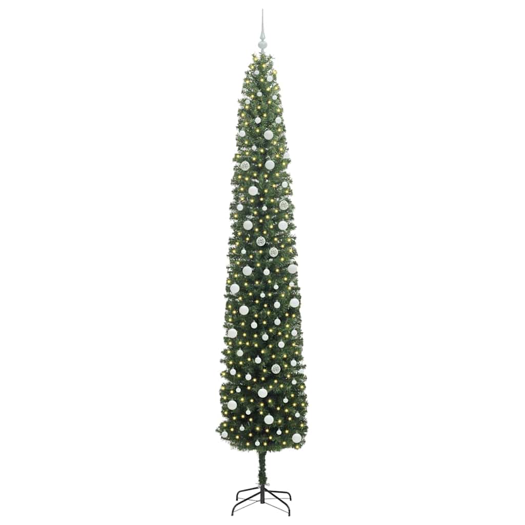 Vidaxx árbol de Navidad artificial verde 300 cm PVC y acero y plástico
