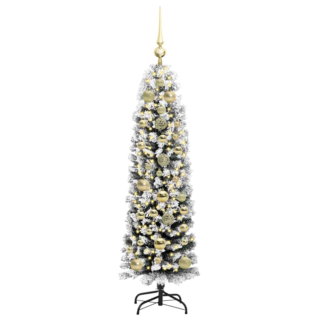 Vidaxx albero di Natale artificiale verde 150 cm PVC, acciaio e plastica
