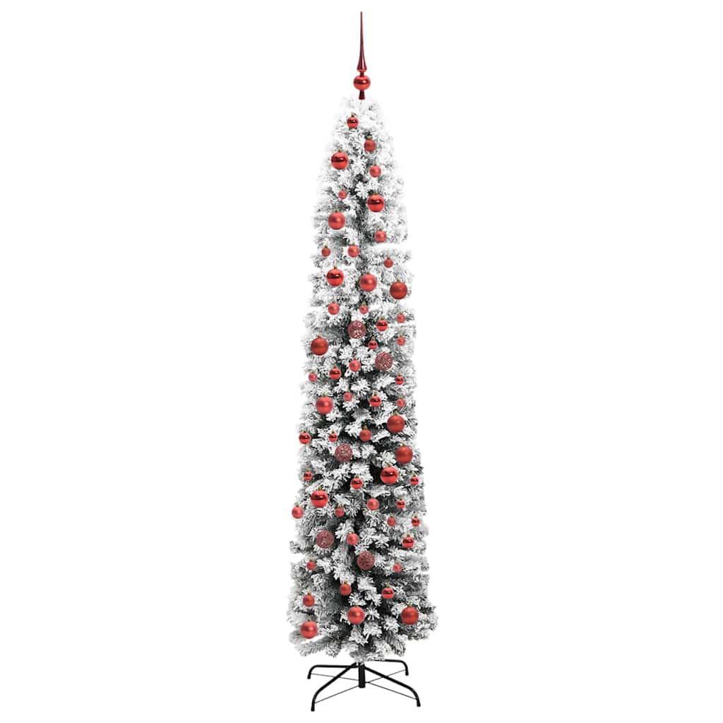 Vidaxx albero di Natale artificiale verde 180 cm in PVC e acciaio e plastica