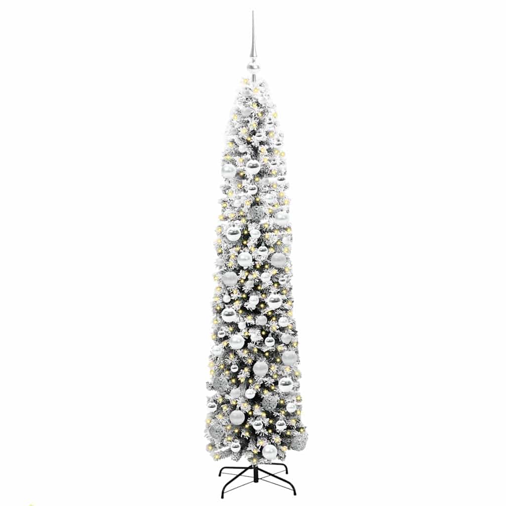 Vidaxx albero di Natale artificiale verde 180 cm in PVC e acciaio e plastica