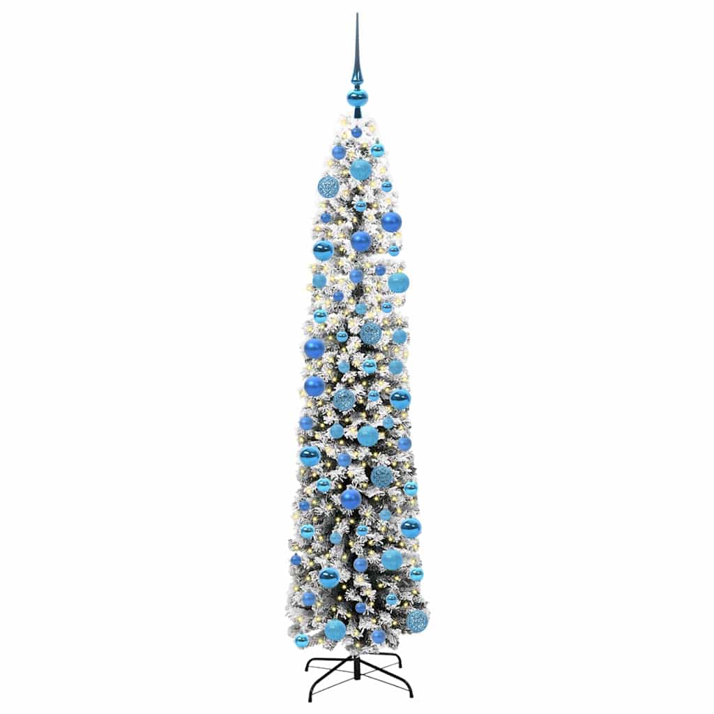 Vidaxx albero di Natale artificiale verde 180 cm in PVC e acciaio e plastica