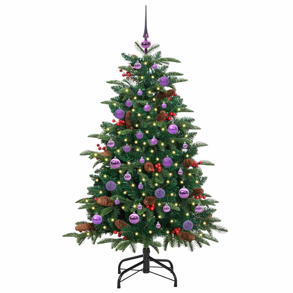 Vidaxx albero di Natale artificiale verde 150 cm PVC e metallo e plastica