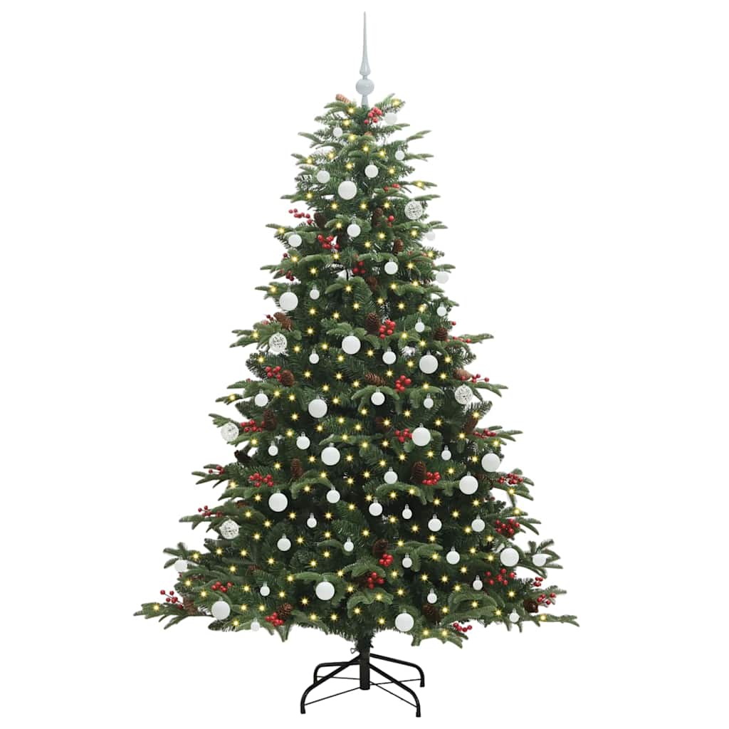 Vidaxx albero di Natale artificiale verde 180 cm PVC e metallo e plastica