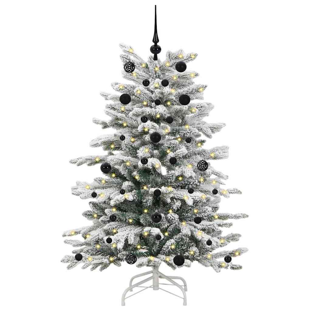 Vidaxx albero di Natale artificiale pieghevole bianco 150 cm PE e PVC