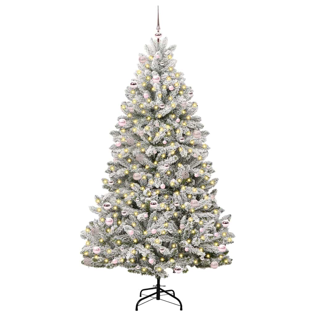 Árbol de Navidad artificial Vidaxx con 300 LED verdes y blancos, 240 cm PVC y metal
