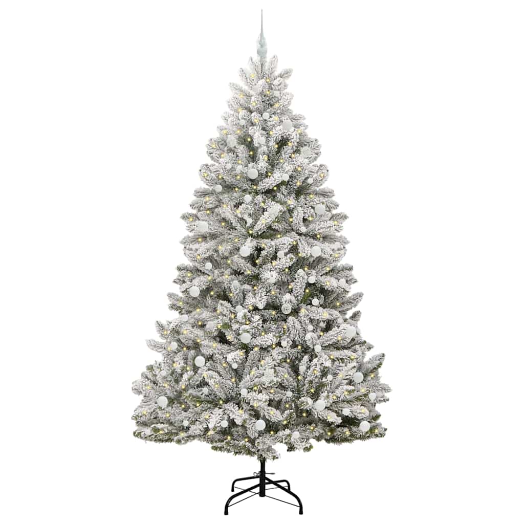 Árbol de Navidad artificial Vidaxx con 300 LED verdes y blancos, 240 cm PVC y metal