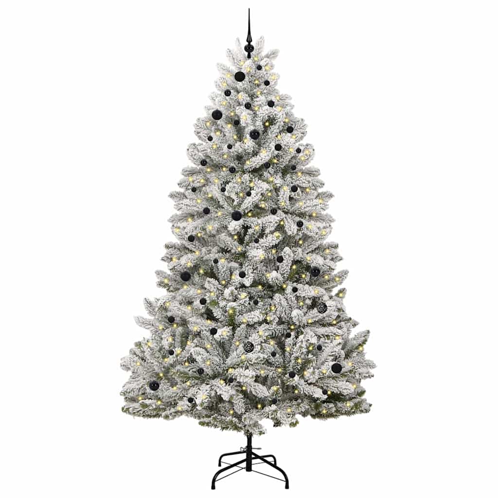 Albero di Natale artificiale Vidaxx con 300 LED verdi e bianchi, 270 cm in PVC e metallo