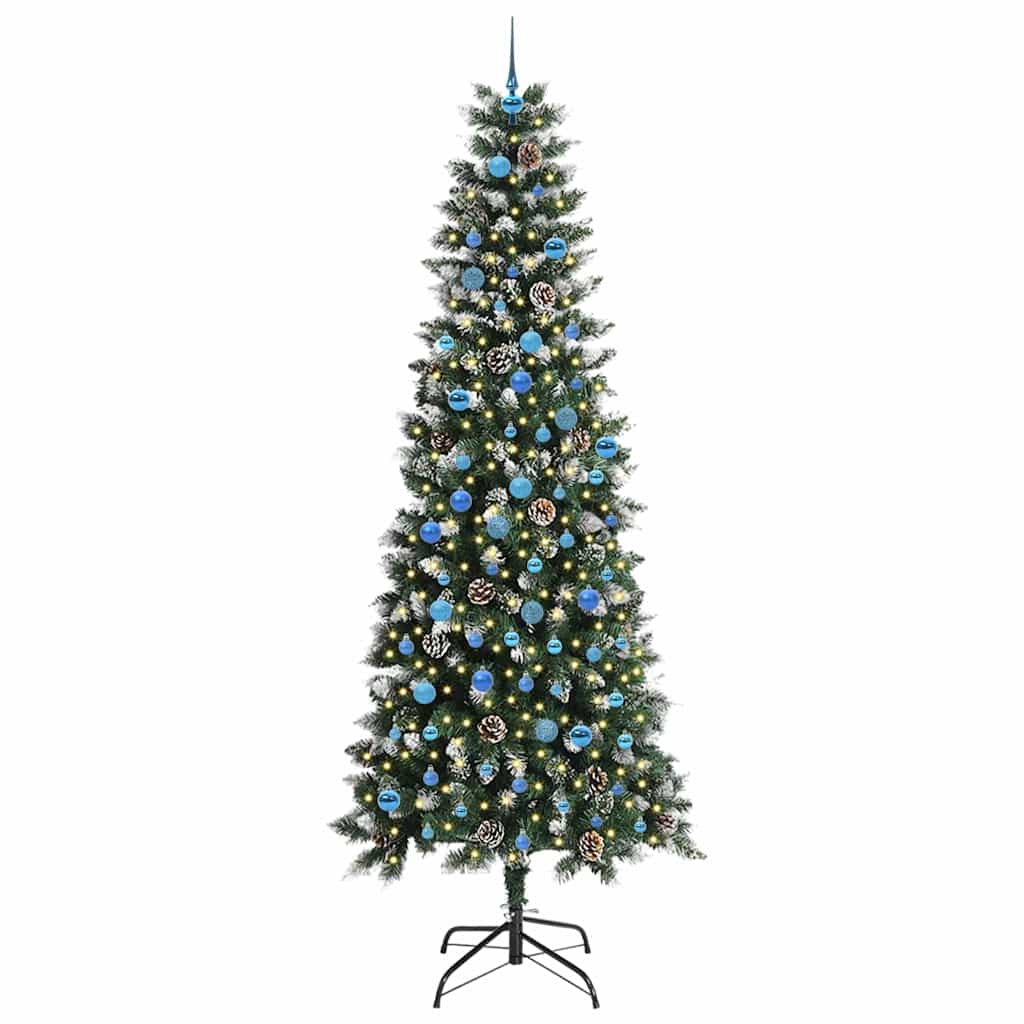 Árbol de Navidad artificial vidaxx con 300 LED verde, 240 cm PVC y plástico y acero
