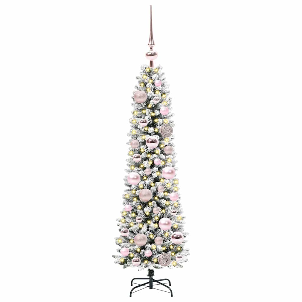 Albero di Natale artificiale Vidaxx con 150 LED bianchi 120 cm in PVC e metallo e plastica