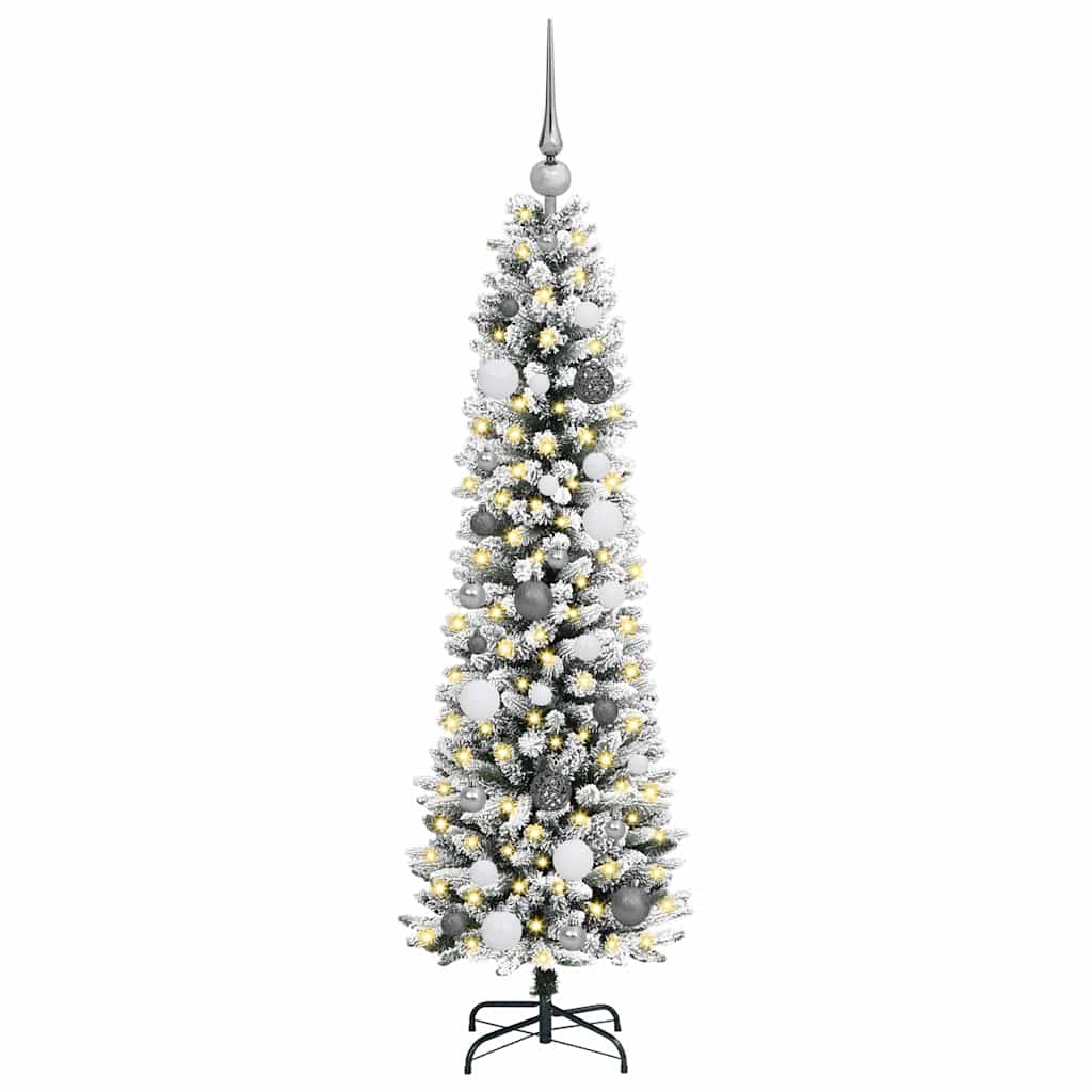 Albero di Natale artificiale Vidaxx con 150 LED bianchi 150 cm PVC e metallo e plastica
