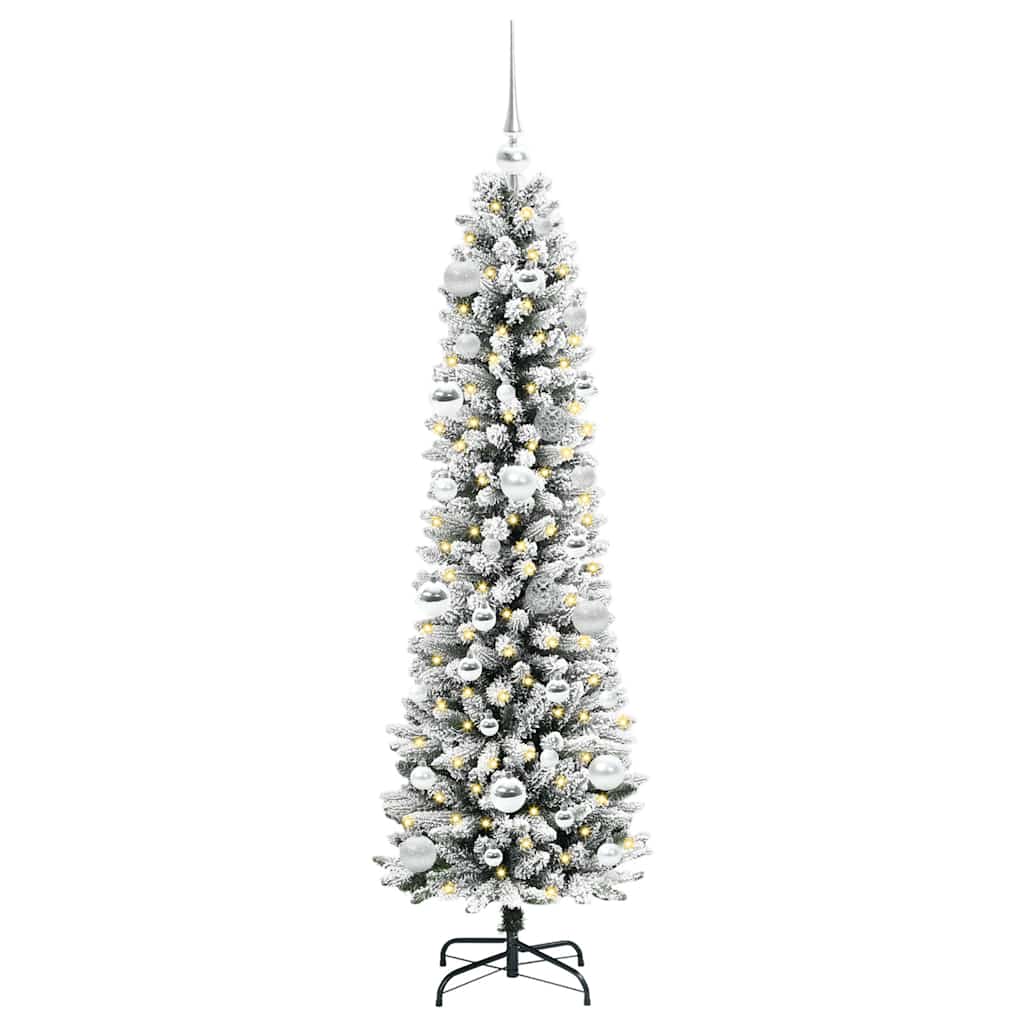 Albero di Natale artificiale Vidaxx con 150 LED bianchi 150 cm PVC e metallo e plastica