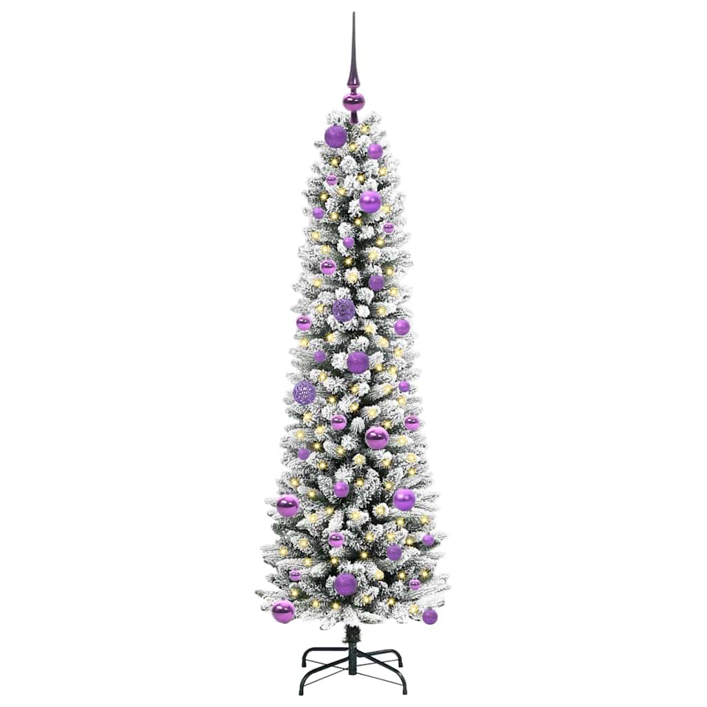 Albero di Natale artificiale Vidaxx con 150 LED bianchi 150 cm PVC e metallo e plastica