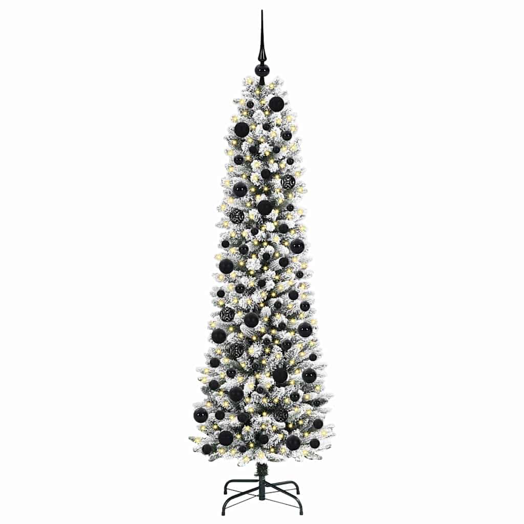 Albero di Natale artificiale Vidaxx con 300 LED bianchi 180 cm in PVC e metallo e plastica