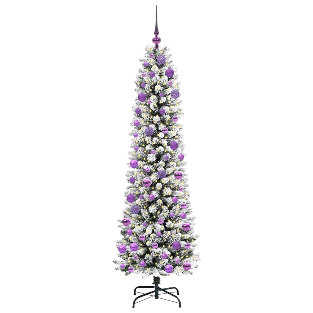 Albero di Natale artificiale Vidaxx con 300 LED bianchi 180 cm in PVC e metallo e plastica