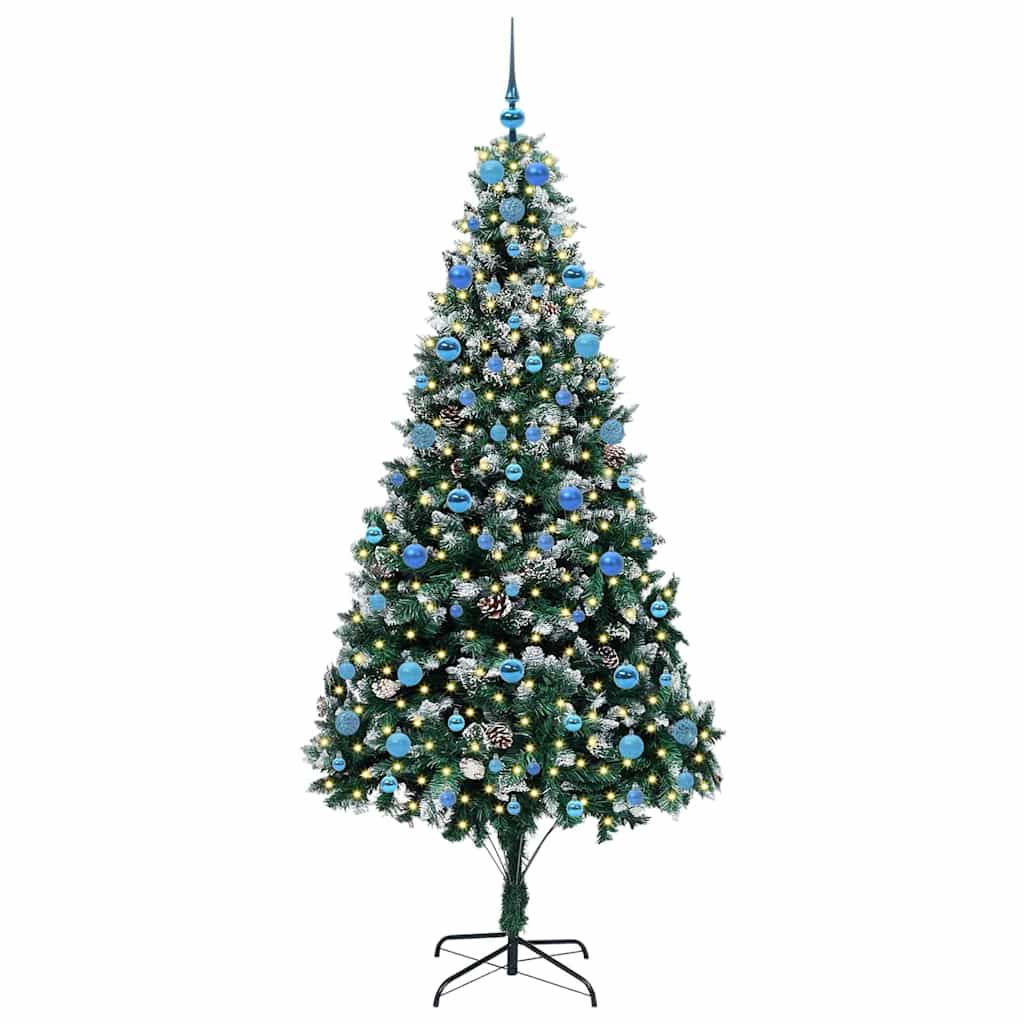 Vidaxx albero di Natale artificiale verde 210 cm PVC, acciaio e plastica