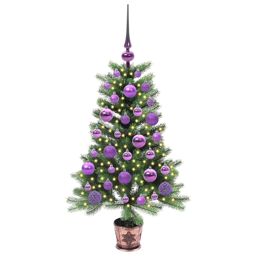 Árbol de Navidad VidaXL con 150 LED con estándar verde 90 cm PE