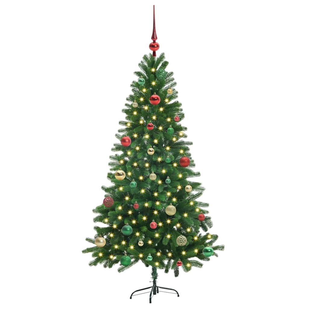 Árbol de Navidad VidaXL con 150 LED con estándar verde 150 cm PE