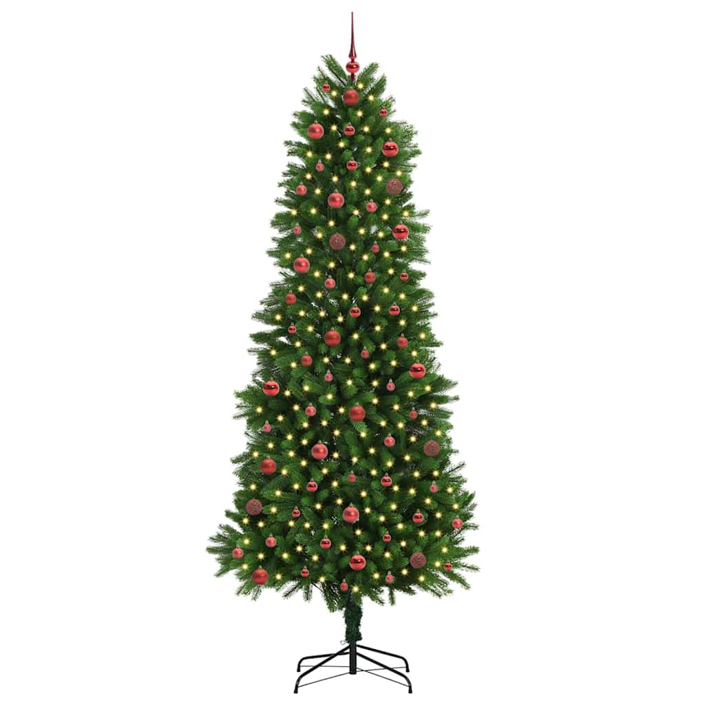 Albero di Natale VidaXL con 300 LED con PE standard verde da 240 cm