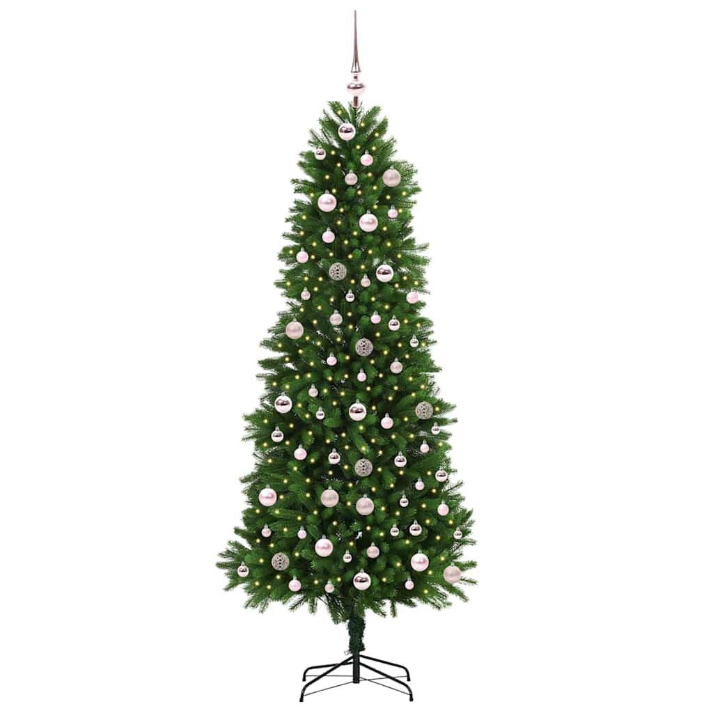Vidaxl kerstboom met 300 led met standaard groen 240 cm pe