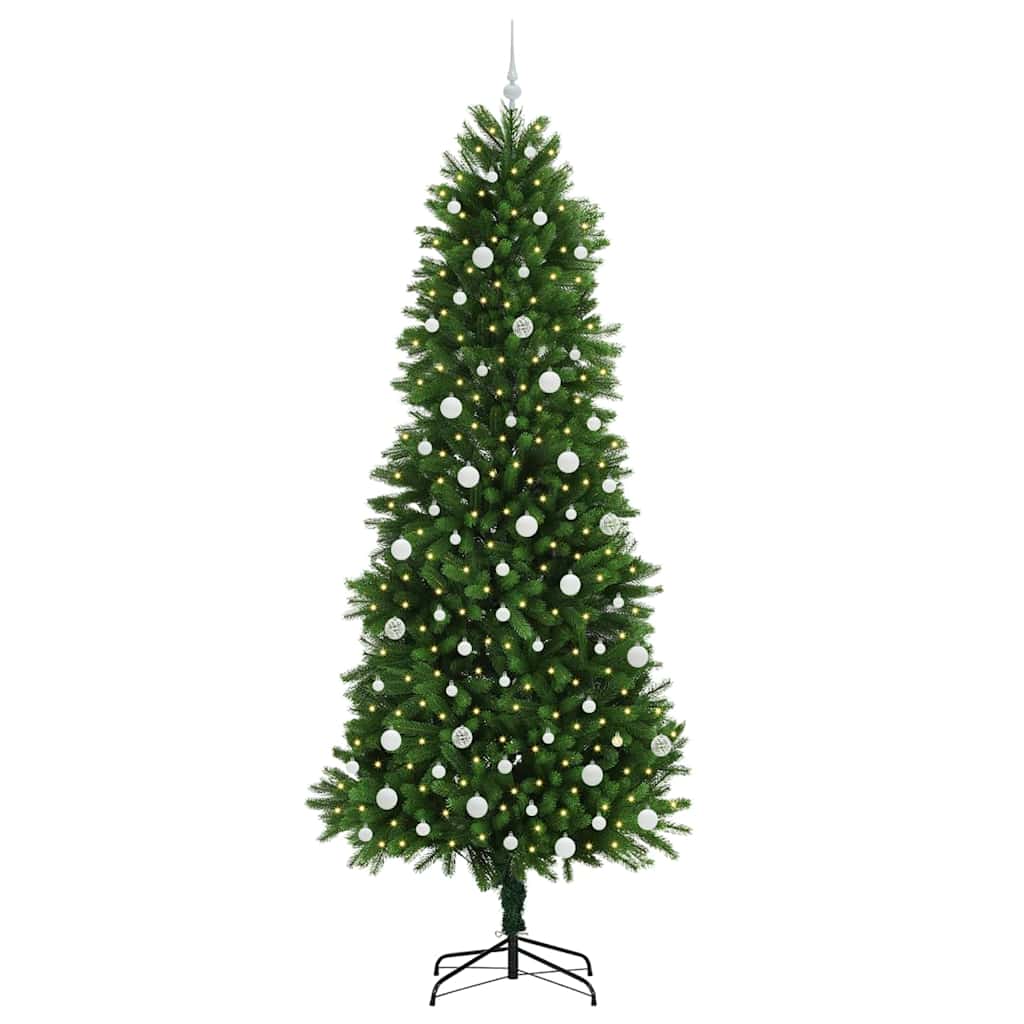 Vidaxl kerstboom met 300 led met standaard groen 240 cm pe