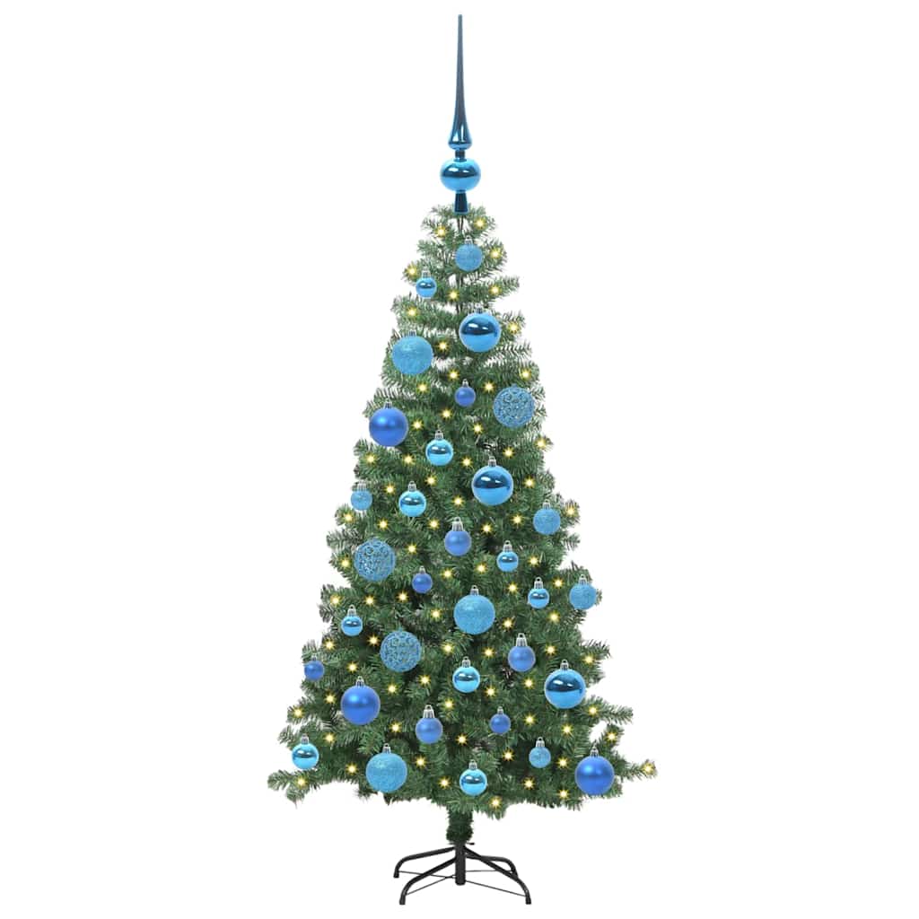 Vidaxl kerstboom met 150 led met standaard groen 120 cm pvc