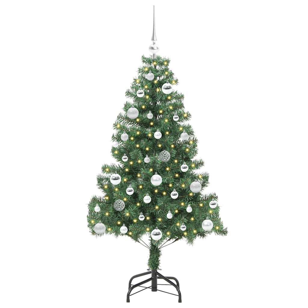 Vidaxl kerstboom met 150 led met standaard groen 150 cm pvc