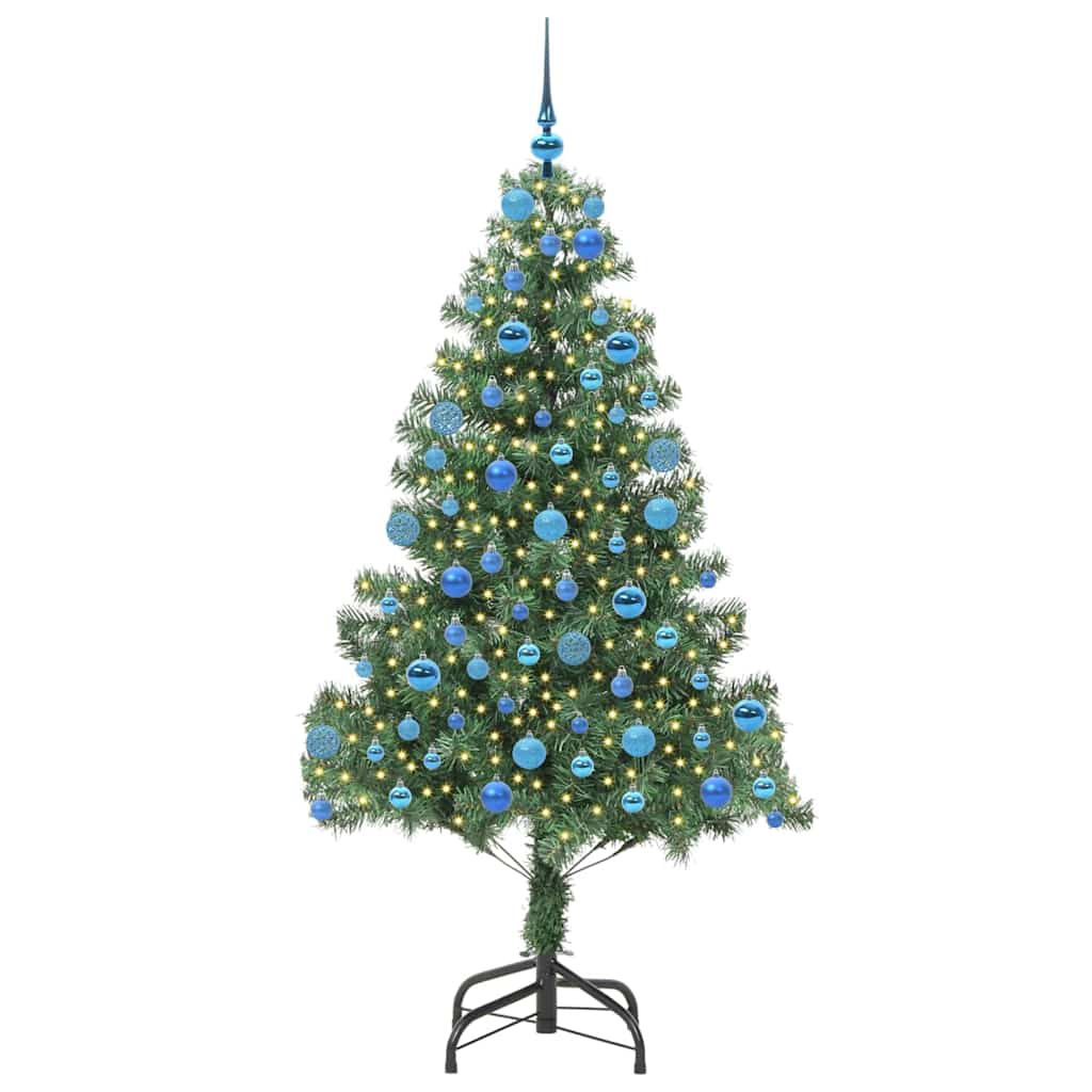 Vidaxl kerstboom met 300 led met standaard groen 180 cm pvc