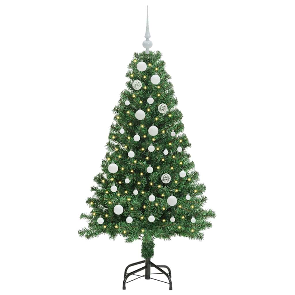 Vidaxx albero di Natale artificiale verde 150 cm PVC, acciaio e plastica