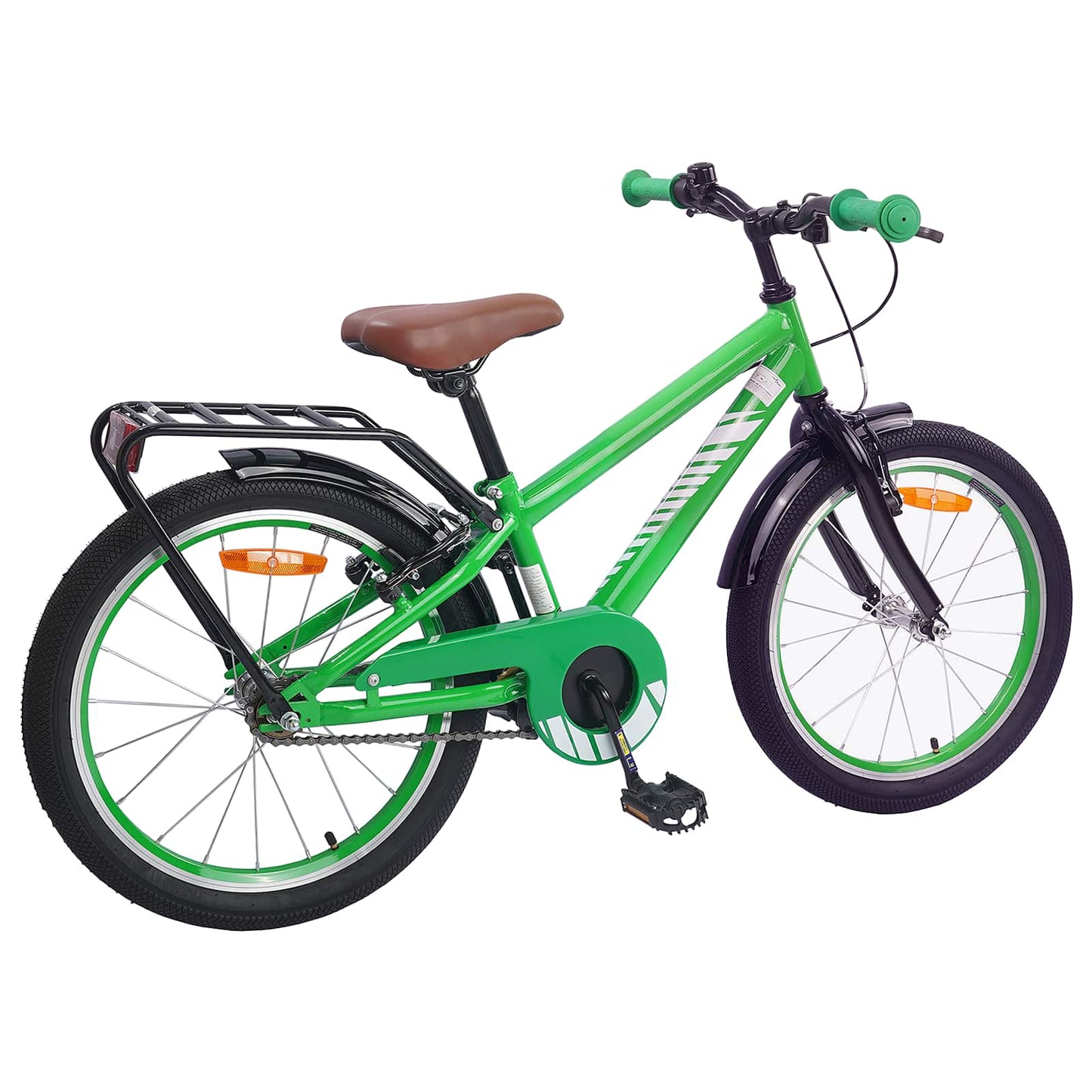 Bicicletta per bambini VidaXL 20 pollici per 6-11 anni verde