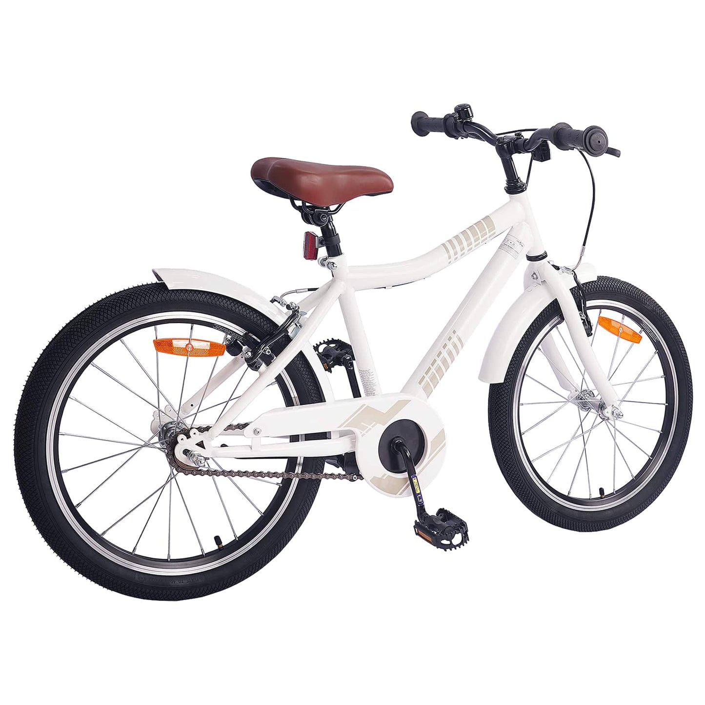 Vidaxl kinderfiets 24 inch voor 8-12 jaar oud wit