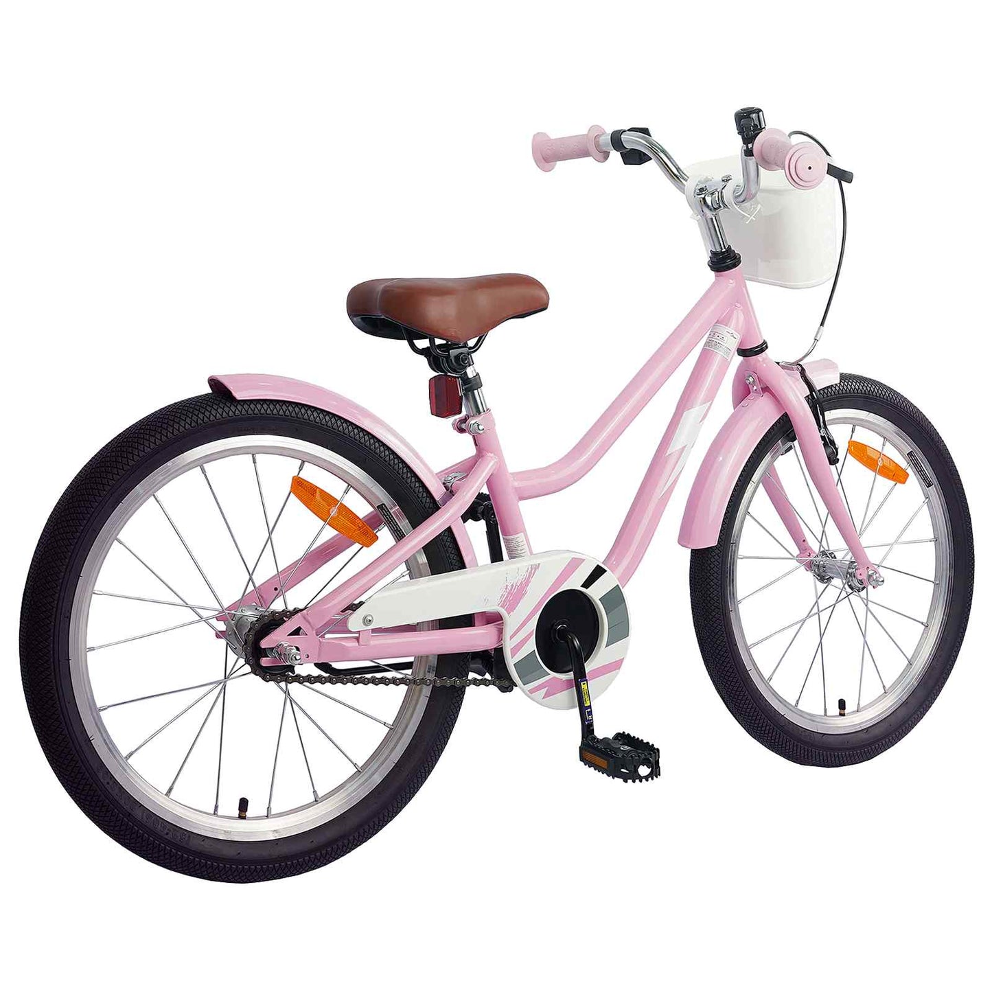 Vidaxl kinderfiets 20 inch voor 6-11 jaar oud lichtroze