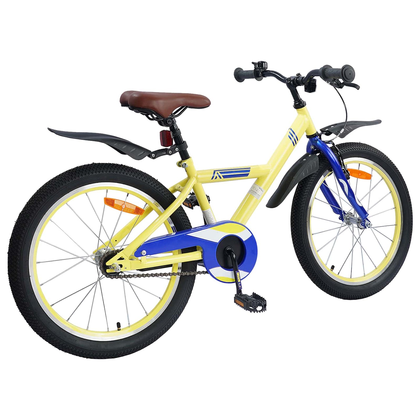 Bicicletta per bambini VidaXL 20 pollici per 6-11 anni gialla