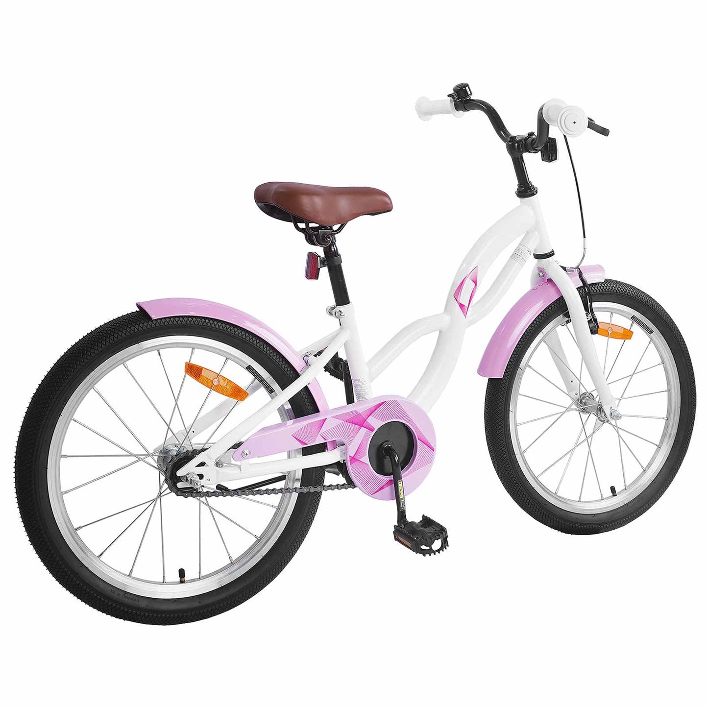 Vidaxl kinderfiets 20 inch voor 6-11 jaar oud wit