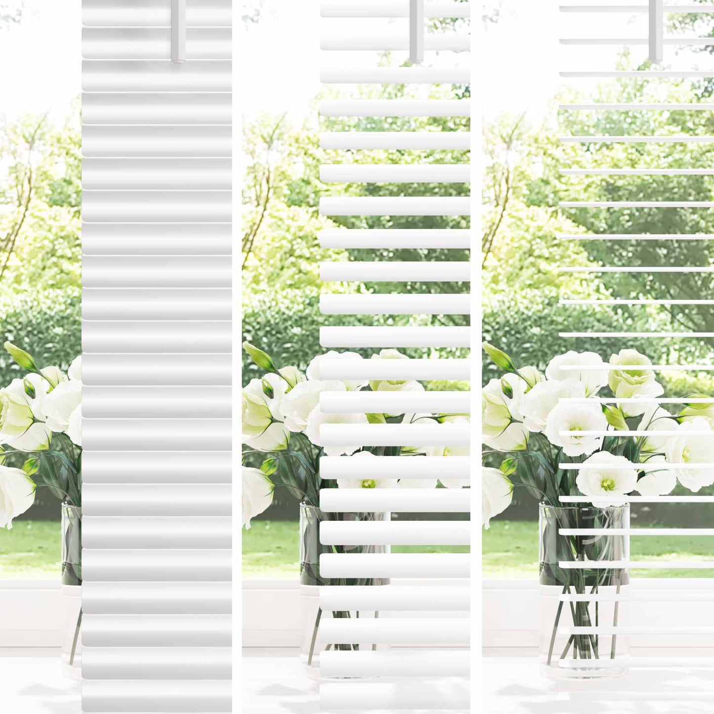 Vidaxx persiana veneciana ajustable blanco 213 x 130 cm PVC
