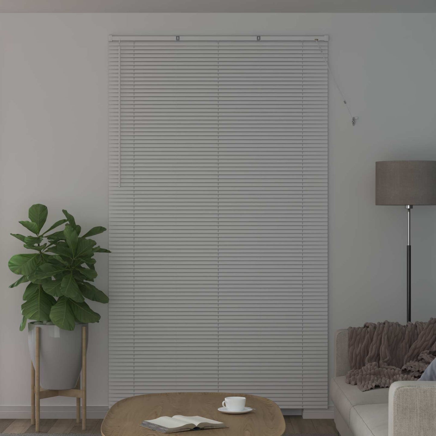 Vidaxx persiana veneciana ajustable blanco 213 x 140 cm PVC