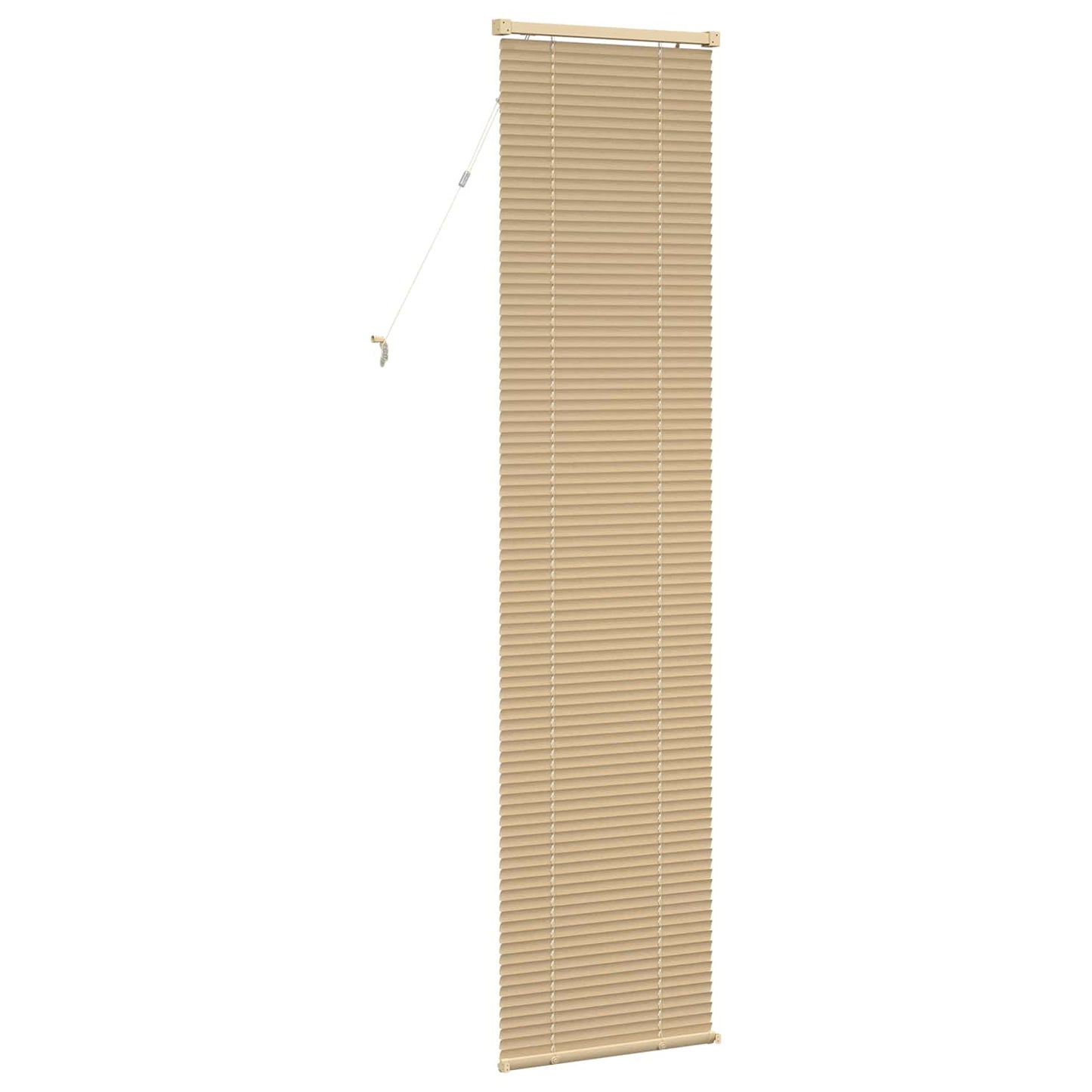 Vidaxl venetiaanse blind lichtbruin met patroon 213 x 40 cm pvc