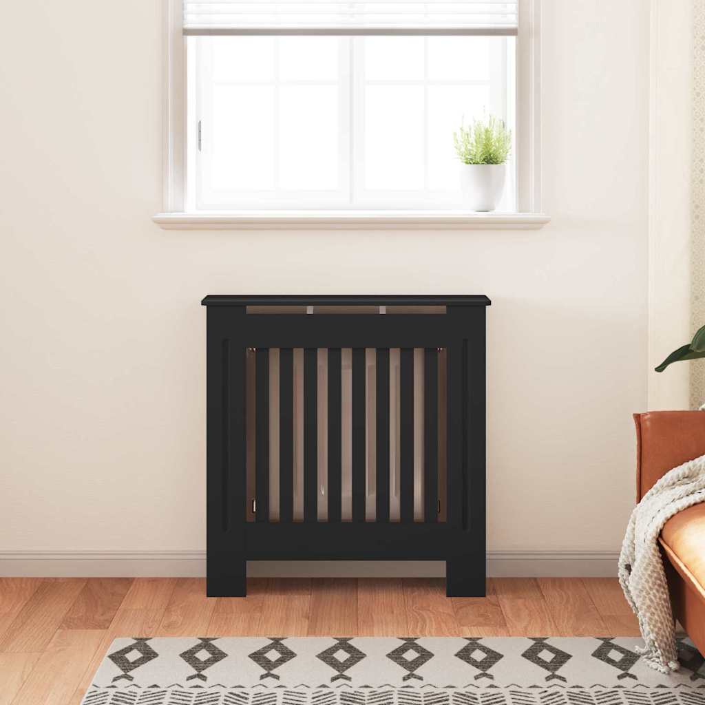Copriradiatore Vidaxx nero 78 x 19 x 81,5 cm in MDF