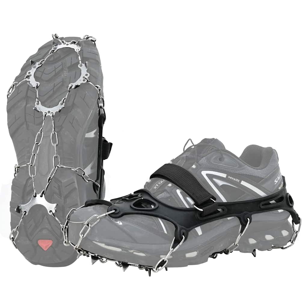 Morsetti per ghiaccio VidaXL per scarpe nere xl