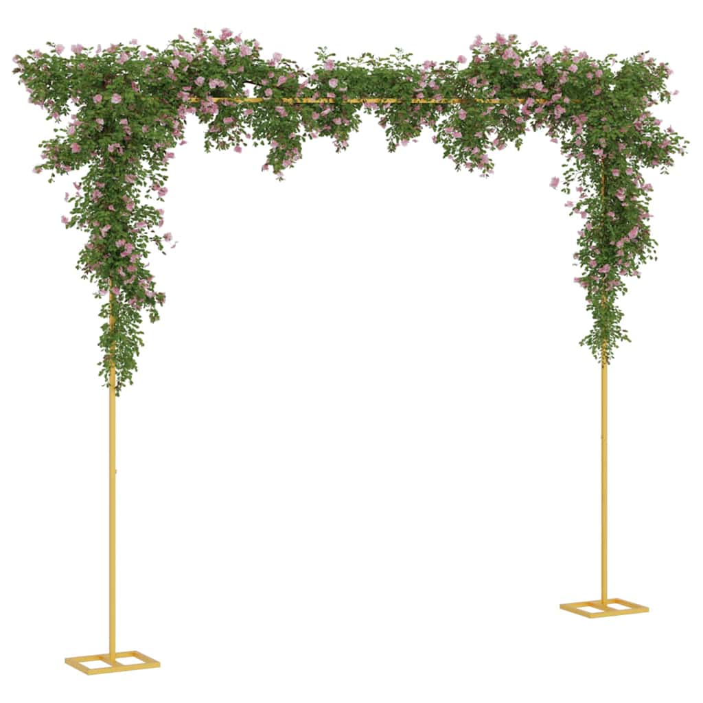 Vidaxl trouwrand goud 338 x 35 x 300 cm staal