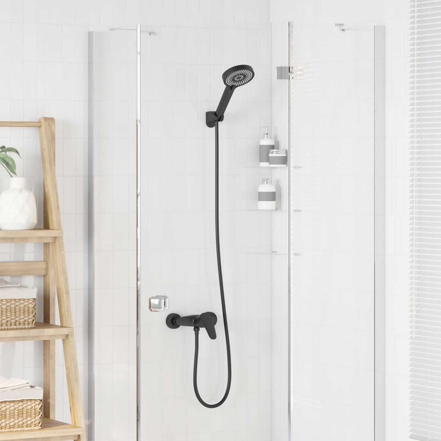 Set doccia Vidaxx nero g 1 2 pollici