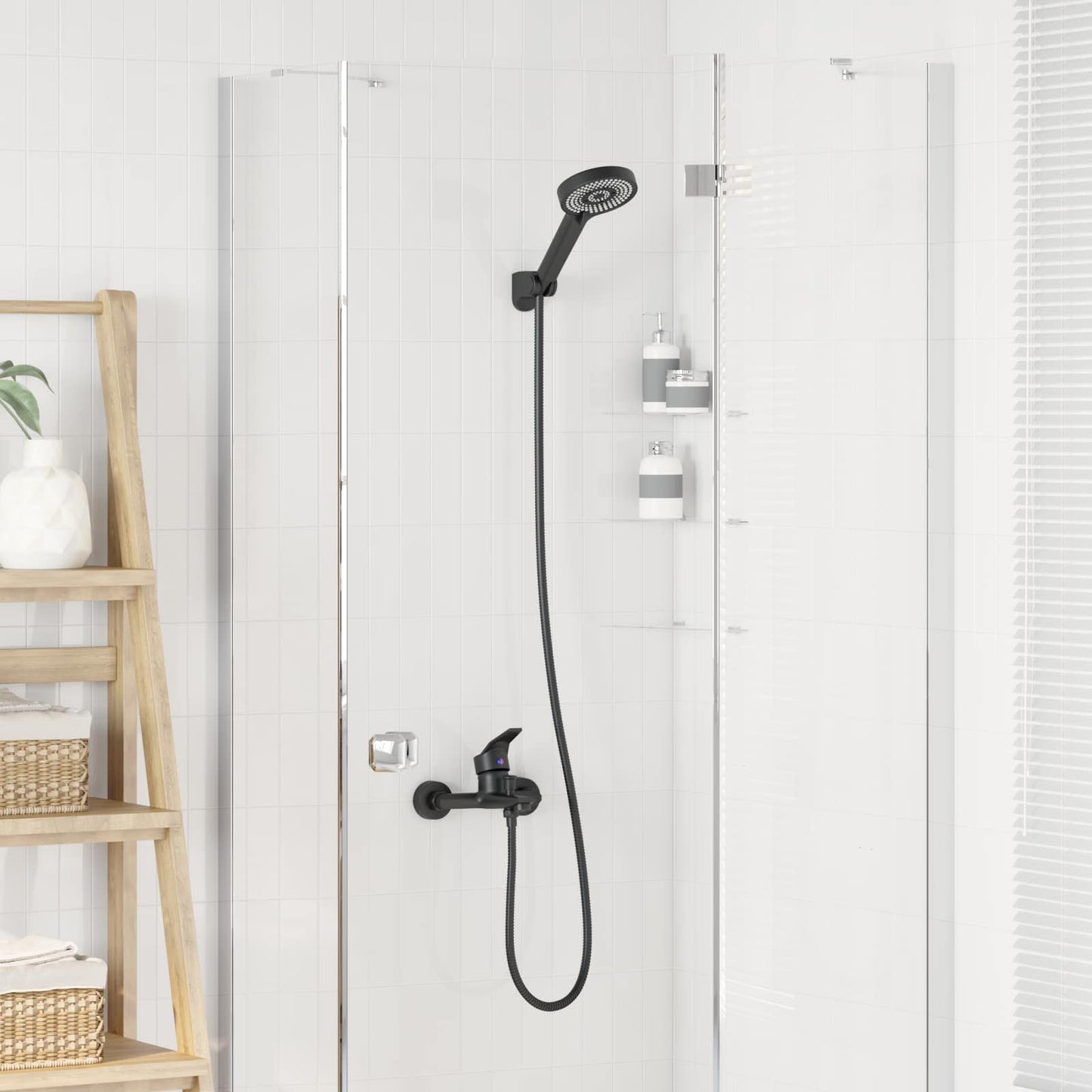 Set doccia Vidaxx nero g 1 2 pollici
