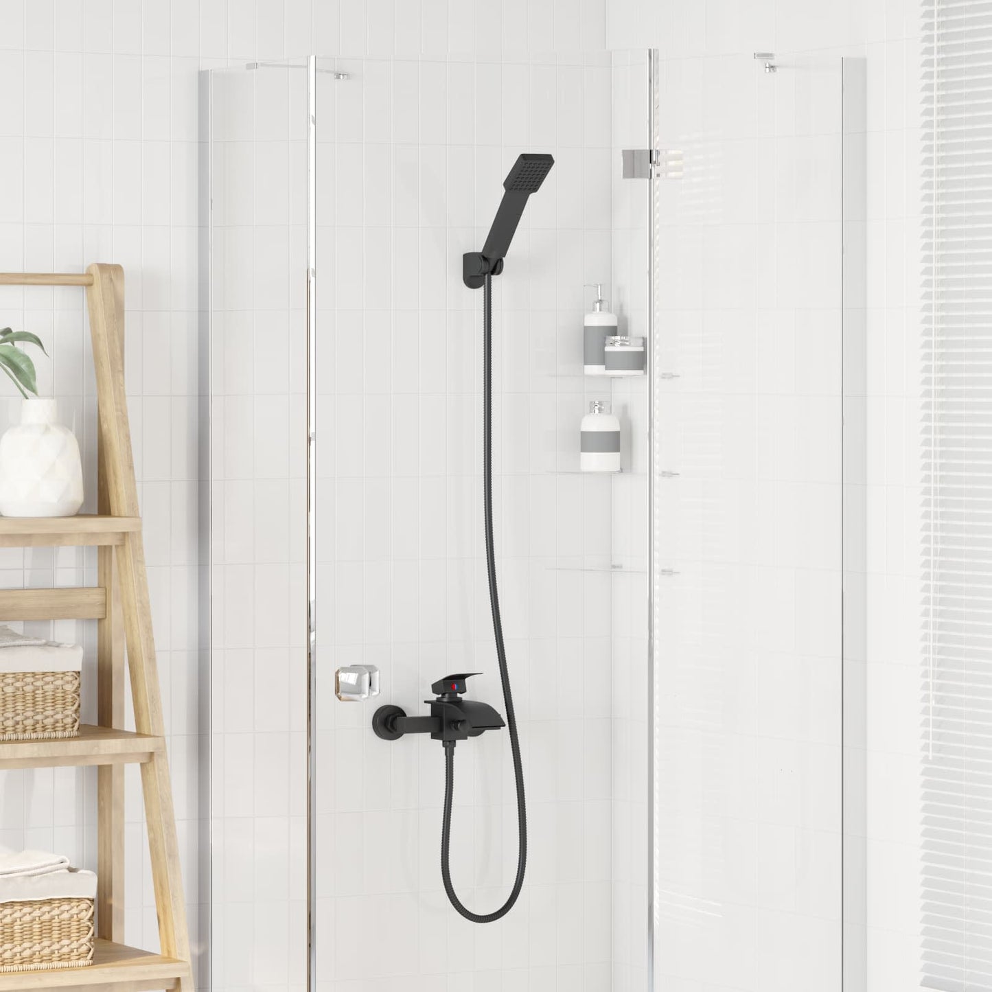 Set doccia Vidaxx nero g 1 2 pollici